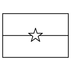 flag of Burkina-Faso line
