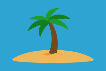 palm trees on the beach