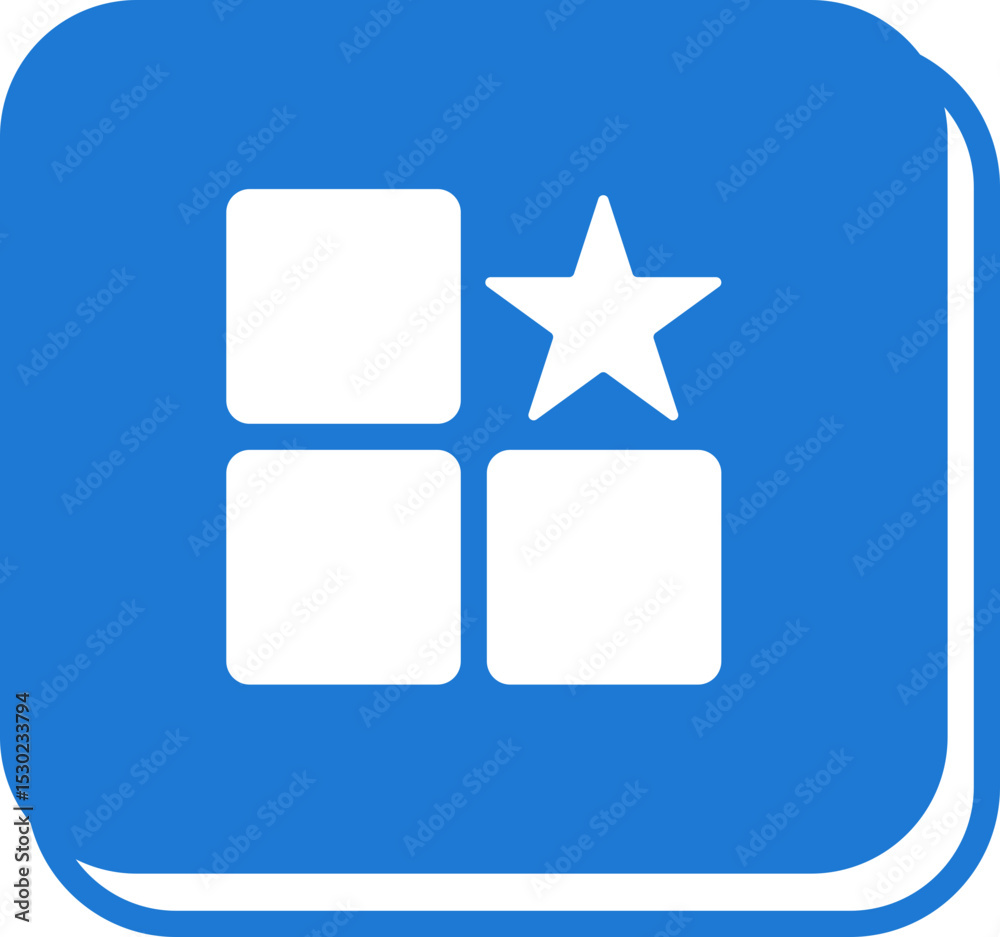 Poster modern app ui icons element