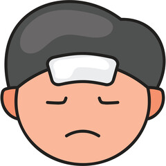 Child Temperature Sticker
