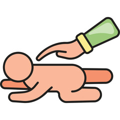 Child Massage Sticker