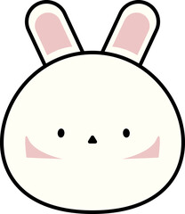 Cute Animal Outlined Illustration Element