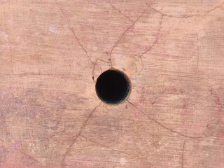 Close Up Abstract Background of Cracked Old Wall Texture