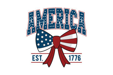 America est 1776, Happy 4th of July Svg, Independence Day vector, Patriotic T Shirt design bundle, Usa Flag, Retro America SVG, Fourth of July Cut File holiday celebration Sublimation Png