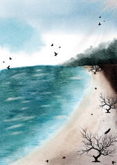 Beautiful Blue Beach 