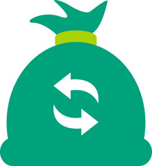 Obraz premium Green Ecology Symbol Element