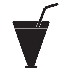 drink icon set silhouette vector illustration black and white
