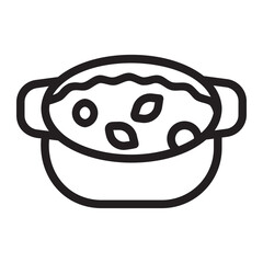 minestrone line icon