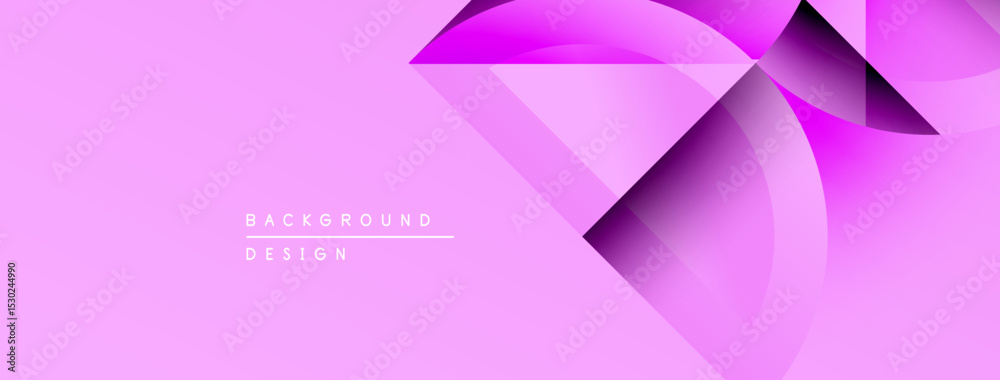 Poster abstract pink design features dynamic shapes, gradients. modern background suitable for presentation
