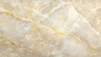 Fototapeta premium Elegant Creamy White and Gold Veined Marble Texture, Ideal for Luxurious Design Projects