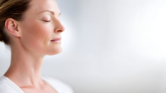 A person in peaceful repose, embodying serenity and self-care.