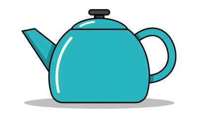 teapot isolated on white