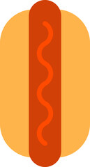 Fast Food Flat Illustration Element