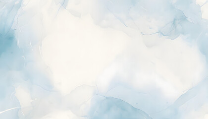 Marble abstract background. Vector illustration. Soft blue and white water colors.