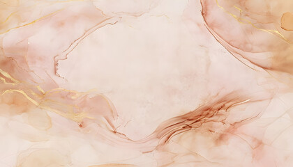 Fototapeta premium Abstract background with soft gold and pink marble pattern. Marble texture.