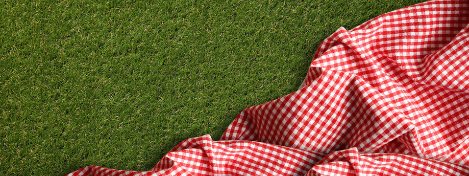 National Picnic month design with blank space, space for text - Powered by Adobe