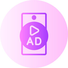 ads glyph icon