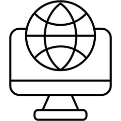 Naklejka premium Site Development Icon