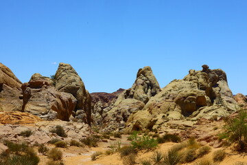 Fototapeta premium Valley of Fire State Park scenic view