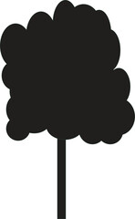 Tree Silhouette Icon – Vector EPS