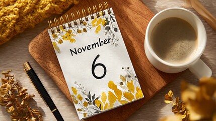 Cozy November 6th A Day of Warmth, Coffee, and Planning