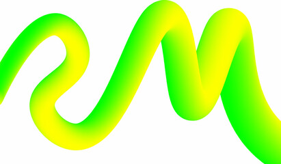 3D abstract colorful fluid shape background