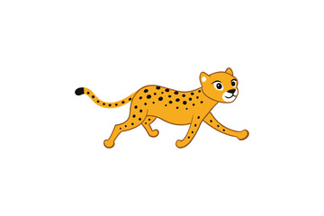 cheetah vinyl ready vector illustration