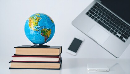 International Day of Access, Tech, Books, Globe Banner