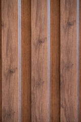 Wooden Slatted Wall Texture in Natural Light