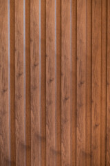 Wooden Slatted Wall Texture in Natural Light