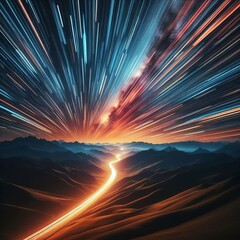 Long to express cosmic motion