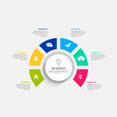 Vector infographic template