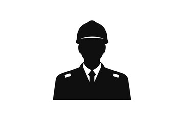 Indian army soldier silhouette vector art illustration