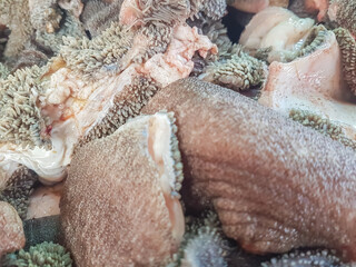 innard of cows included beef tripe, intestines and heart of cow. 