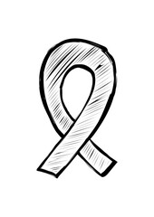 Black Morning ribbon