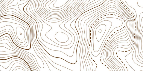 Topographic map. Geographic mountain relief. Contour maps. Abstract lines background. Vector illustration