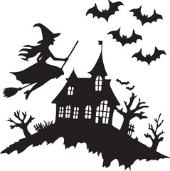 Halloween Vector Collection – Graveyard, Kids, Bats, Scarecrow

