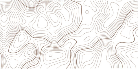Topographic map. Geographic mountain relief. Contour maps. Abstract lines background. Vector illustration