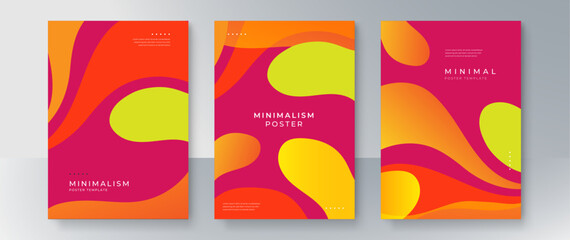 Obraz premium Colorful Creative Minimalism Poster Design