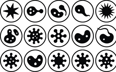 Easter eggs with floral patterns and cute animal icons in a seamless cartoon vector design