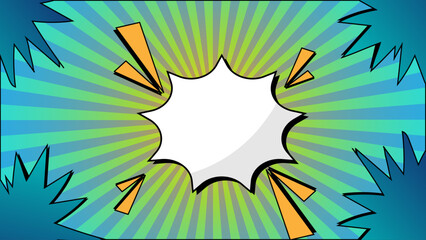 Pop Art Colorful Comic Style Graphic Background