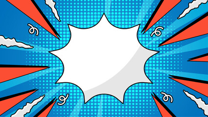 Pop Art Colorful Comic Style Graphic Background