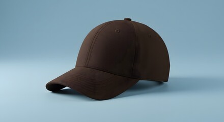 Brown Baseball Cap Mockup Perfect for Branding and Design