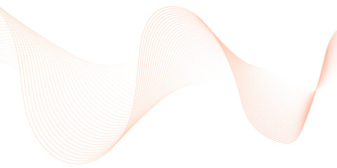 Dynamic minimal smoke sound line. Abstract glowing pink slow speed stripe sound blend line smooth flow soundwave curve energy gradient vector futuristic digital outline line science design.	