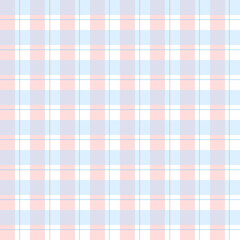 Fabric pattern, pink and blue checkered pattern, gift wrapping paper , seamless pattern 
