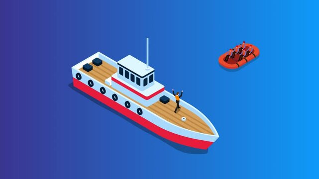 Lifeboat Animation Lifeboat」の写真素材 | 37,264件の無料イラスト画像 | Adobe Stock