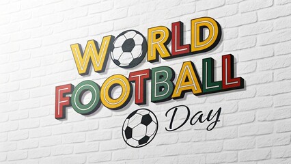World Football Day Global Celebration of Soccer Earth as a Soccer Ball in Stadium Emphasizing the Excitement and Energy of the Gam