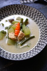 sayur lodeh in a bowl 