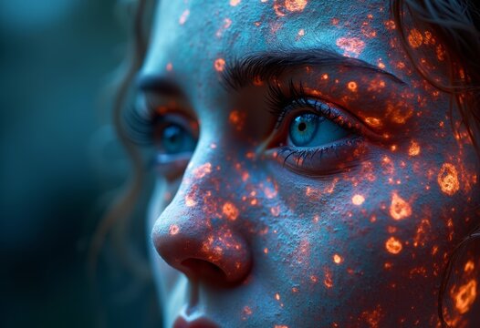 Artistic images of technological figures