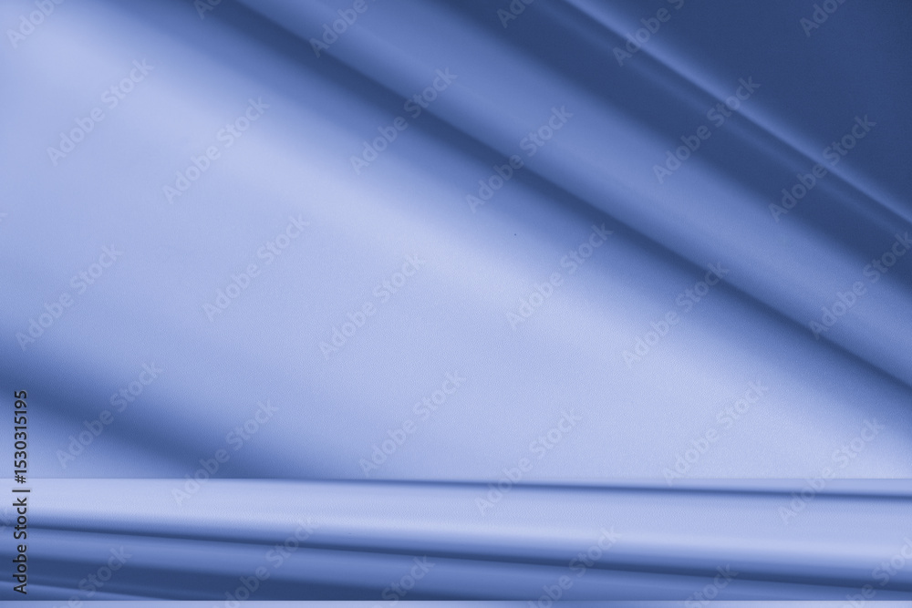 Poster wall interior background, studio and backdrops show products.with shadow from window color white and